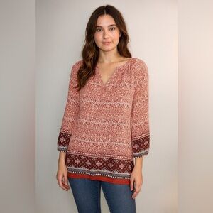 Ava Christine Boho Top Size Medium​​​​